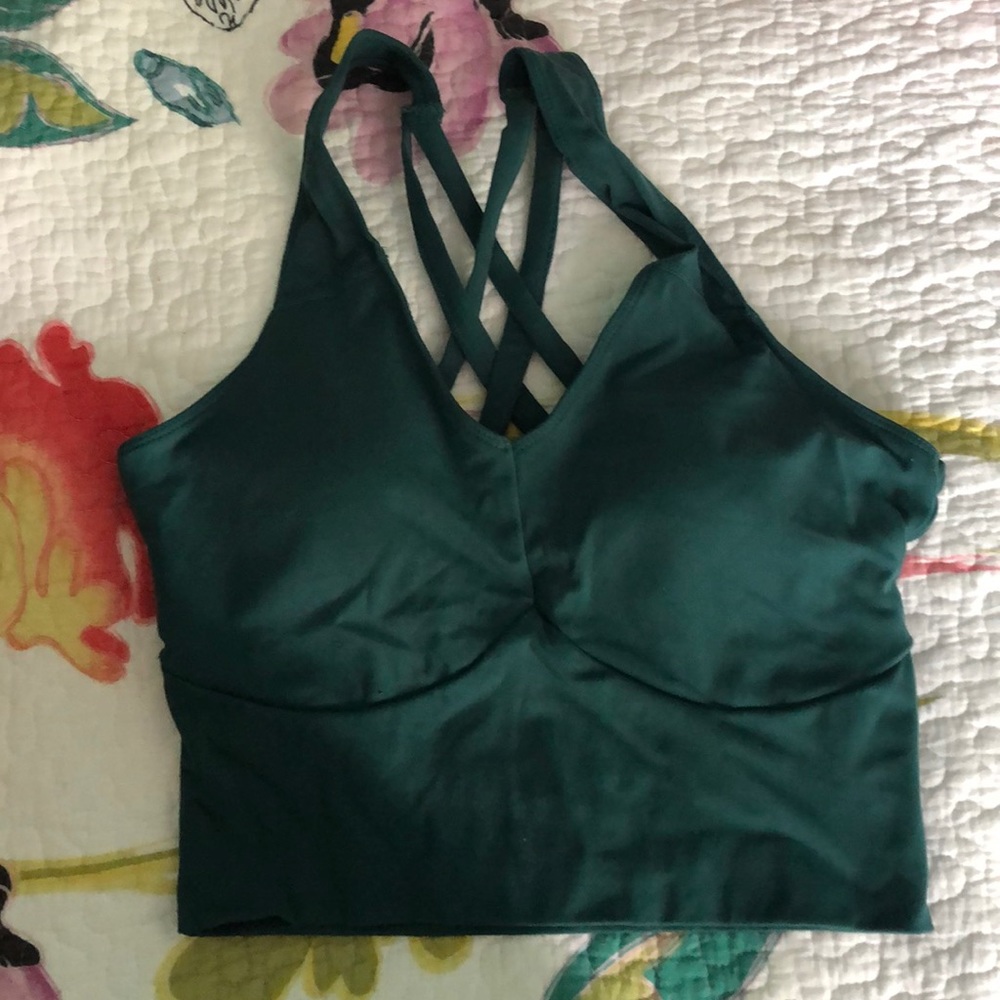 Workout crop tank